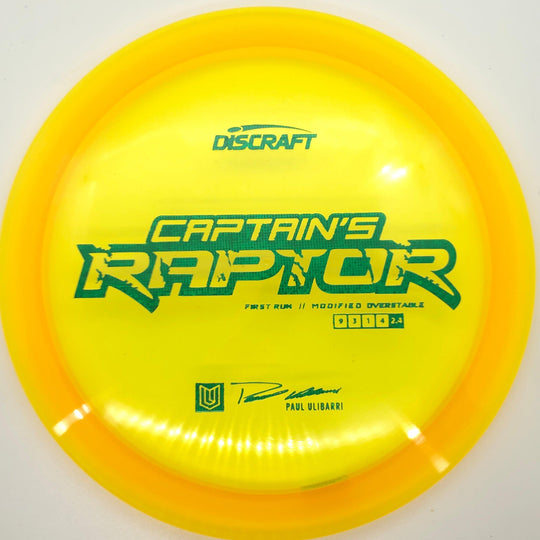 Discraft First Run Captain's Raptor - Breaking Aces