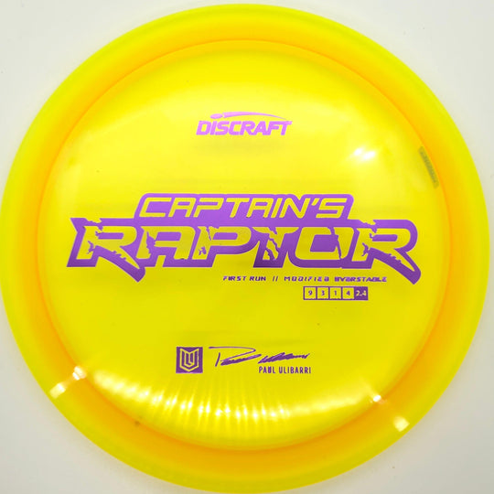 Discraft First Run Captain's Raptor - Breaking Aces